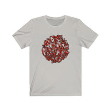 Charger l'image dans la galerie, Hasti Red Calligraphy Short Sleeve Tee