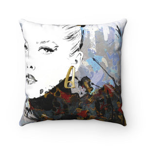 "Star is Born" Spun Polyester Square Pillow