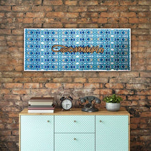 Charger l'image dans la galerie, Simin Behbahani's Poem, Original Calligraphy Acrylic on canvas, 60X150( cm)