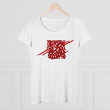 Charger l'image dans la galerie, Rumi Poem Red Calligraphy on 100% Organic Women's Lover T-shirt