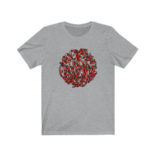 Charger l'image dans la galerie, Hasti Red Calligraphy Short Sleeve Tee