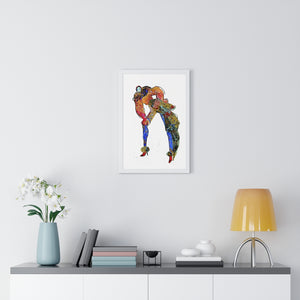 "Romeo" Digital Print on Premium Framed Vertical Poster