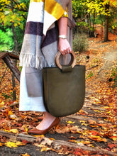 Load image into Gallery viewer, Hand-made Vegan Leather Tote Bag
