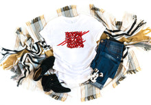 Charger l'image dans la galerie, Rumi Poem Red Calligraphy on 100% Organic Women's Lover T-shirt