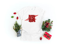 Charger l'image dans la galerie, Rumi Poem Red Calligraphy on 100% Organic Women's Lover T-shirt