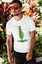 Load image into Gallery viewer, Dele Senobariam Green Calligraphy Short Sleeve Tee
