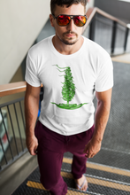 Load image into Gallery viewer, Dele Senobariam Green Calligraphy Short Sleeve Tee