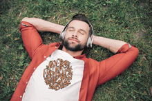 Charger l'image dans la galerie, Hasti Orange Calligraphy Short Sleeve Tee