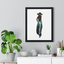 Charger l&#39;image dans la galerie, &quot;Somewhere in Time&quot; Digital Print on Premium Framed Vertical Poster
