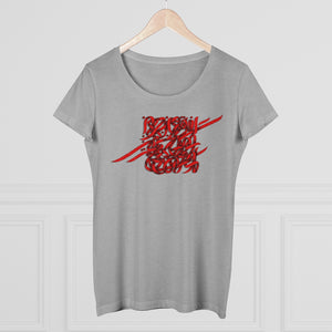 Rumi Poem Red Calligraphy on 100% Organic Women's Lover T-shirt
