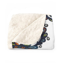 Load image into Gallery viewer, Sunflower Sherpa Fleece Blanket
