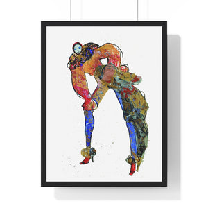 "Romeo" Digital Print on Premium Framed Vertical Poster