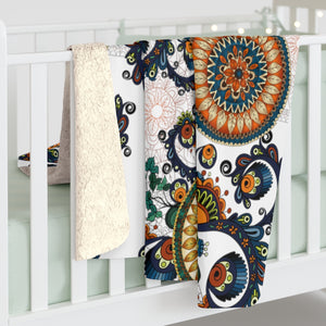 Sunflower Sherpa Fleece Blanket