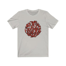 Load image into Gallery viewer, Hasti Red Calligraphy Short Sleeve Tee
