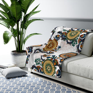 Sunflower Sherpa Fleece Blanket