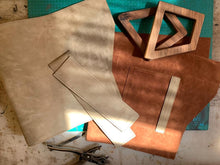 Load image into Gallery viewer, Hand-made Vegan Leather Everyday Tote Bag
