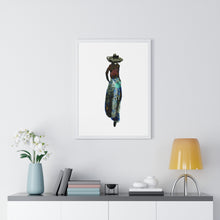 Charger l&#39;image dans la galerie, &quot;Somewhere in Time&quot; Digital Print on Premium Framed Vertical Poster

