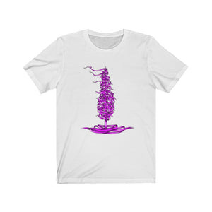 Dele Senobariam Calligraphy Violet Short Sleeve Tee