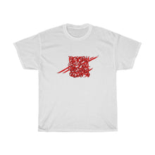Load image into Gallery viewer, Rumi Peom Red Calligraphy on 100% Cotton T-Shirt
