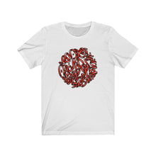 Charger l&#39;image dans la galerie, Hasti Red Calligraphy Short Sleeve Tee
