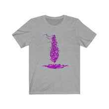 Load image into Gallery viewer, Dele Senobariam Calligraphy Violet Short Sleeve Tee
