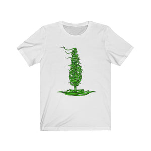 Dele Senobariam Green Calligraphy Short Sleeve Tee