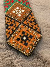Charger l&#39;image dans la galerie, Balochi handmade embroidery tie - light Orange
