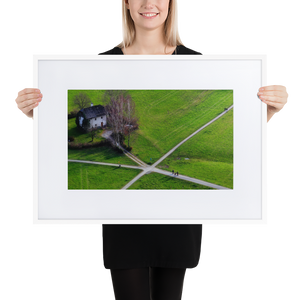 Beautiful Salzburg Photo on Matte Paper Framed Poster