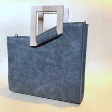 Load image into Gallery viewer, Hand-made Vegan Leather Everyday Tote Bag
