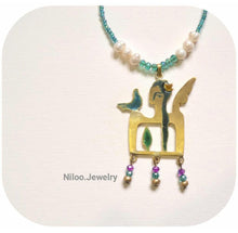 Charger l&#39;image dans la galerie, Aoede Goddess of voice and song Necklace
