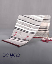 Load image into Gallery viewer, Pasargad Hand-made Maroon flower Runner
