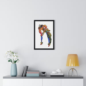 "Romeo" Digital Print on Premium Framed Vertical Poster