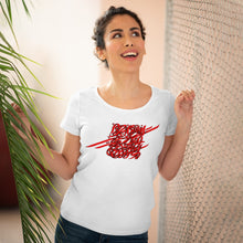 Load image into Gallery viewer, Rumi Poem Red Calligraphy on 100% Organic Women&#39;s Lover T-shirt
