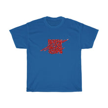 Charger l&#39;image dans la galerie, Rumi Peom Red Calligraphy on 100% Cotton T-Shirt
