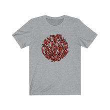 Charger l&#39;image dans la galerie, Hasti Red Calligraphy Short Sleeve Tee
