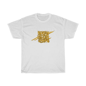 Rumi Poem Yellow Calligraphy on 100% Cotton Unisex T-Shirt