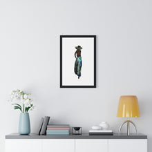 Charger l&#39;image dans la galerie, &quot;Somewhere in Time&quot; Digital Print on Premium Framed Vertical Poster
