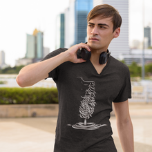 Load image into Gallery viewer, Dele Senobariam Sliver Calligraphy Short Sleeve Tee
