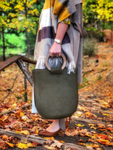 Load image into Gallery viewer, Hand-made Vegan Leather Tote Bag
