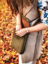 Load image into Gallery viewer, Crossbody Hand-made Vegan Leather Bag
