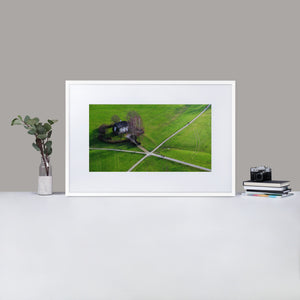 Beautiful Salzburg Photo on Matte Paper Framed Poster
