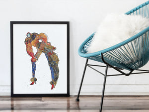 "Romeo" Digital Print on Premium Framed Vertical Poster