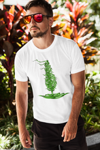 Load image into Gallery viewer, Dele Senobariam Green Calligraphy Short Sleeve Tee
